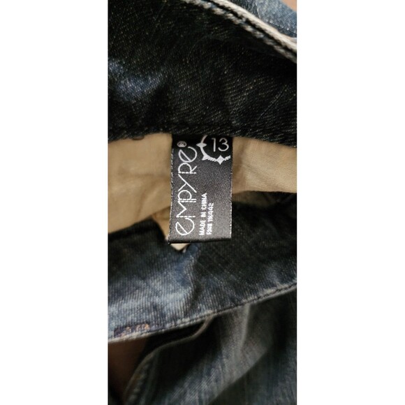 Y2K Empyre Gretel Lo Rise Bootcut Jeans Juniors 13 Women’s 10/12 Skater Denim - Picture 4 of 8